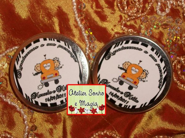 aLatinha mint-to-be personalizada casamento