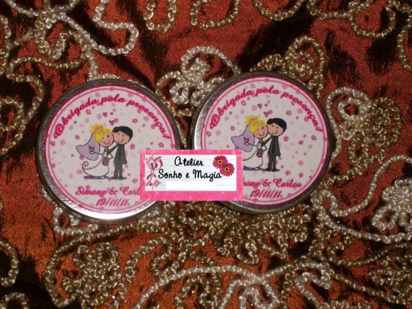 Latinha mint-to-be personalizada casamento
