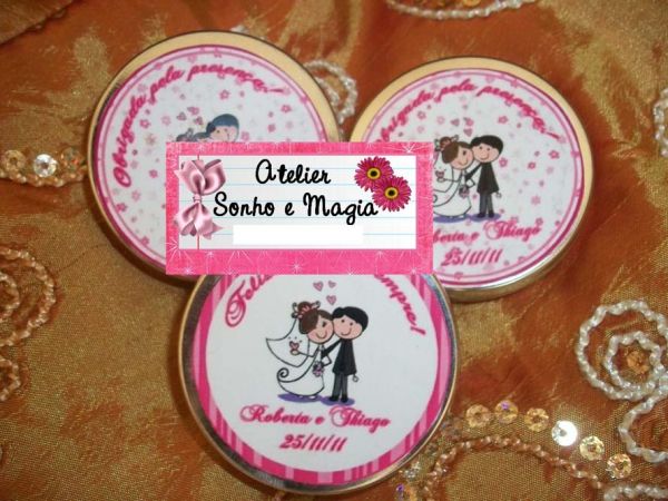Latinha mint-to-be casamento