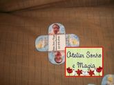 Forminha de docinho ou bombom personalizada Batizado